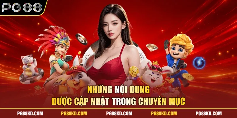 Những nội dung được cập nhật trong chuyên mục
